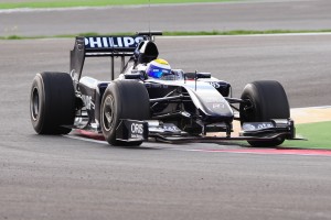 Williams FW31 testing at Algarve