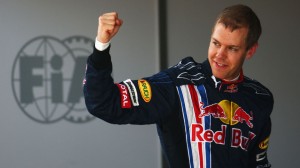 Sebastian Vettel qualifies on pole, China, 2009