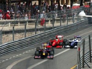 Rosberg passes Massa, Monaco, 2009